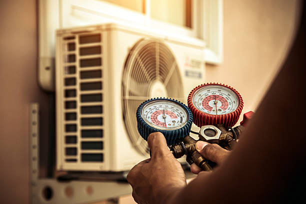 Professional Ductwork Repair technician working in Nahant, MA